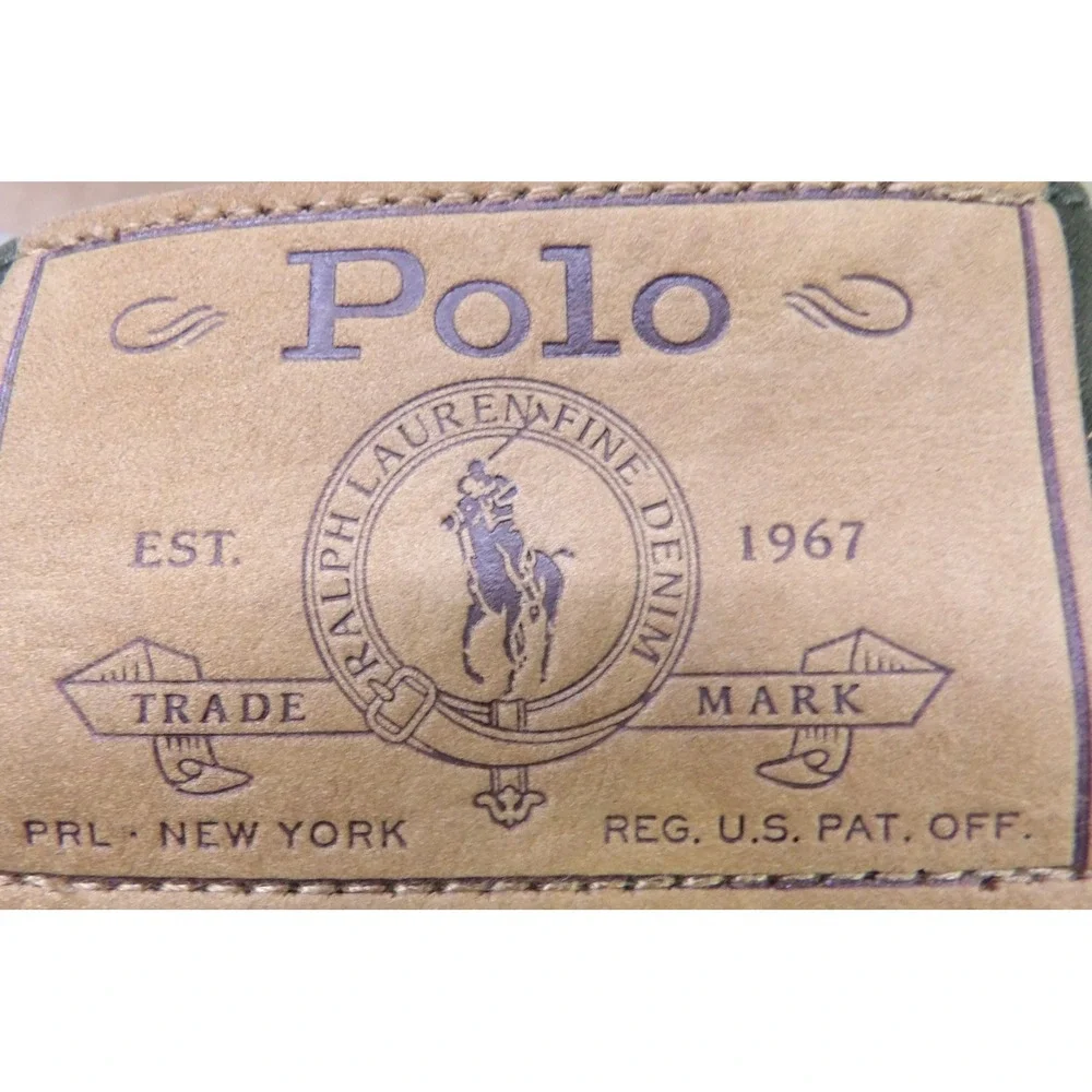 Polo Ralph Lauren Pants Men 50B Classic Fit Chino Olive Green Cotton Stretch Big